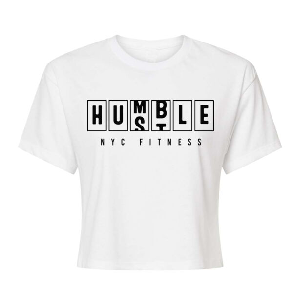 HUMBLE HUSTLE - WOMEN'S CROP T-SHIRT - $3ZBJ72$ Thumbnail